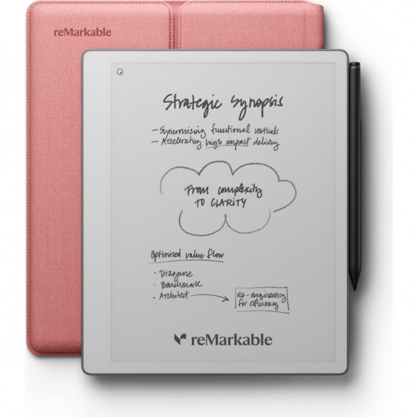 Графический планшет reMarkable Paper Pure+Marker Plus+Sleeve Folio, Desert Pink в Туле