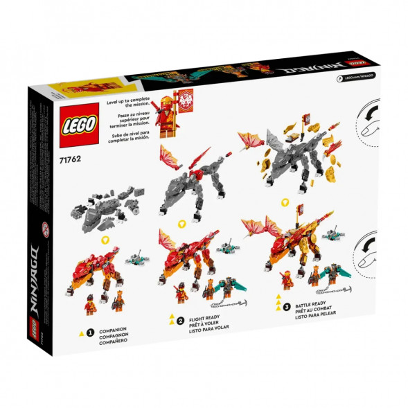 Конструктор LEGO Ninjago 71762 Огненный дракон ЭВО Кая в Туле