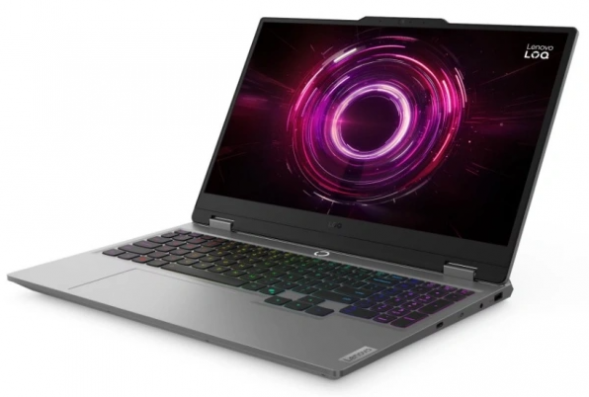 Ноутбук Lenovo LOQ 15AHP10 (83JG003EPB) (15.6 &amp;quot;, Ryzen 7 250 3.3 ГГц, 8 ядер, 16 Гб DDR5, 512 Гб SSD, GeForce RTX 5050, Windows 11 Home), Серый в Туле