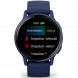Умные часы Garmin Vivoactive 5, синие с металлически-синим безелем и силиконовым ремешком 010-02862-12 в Туле