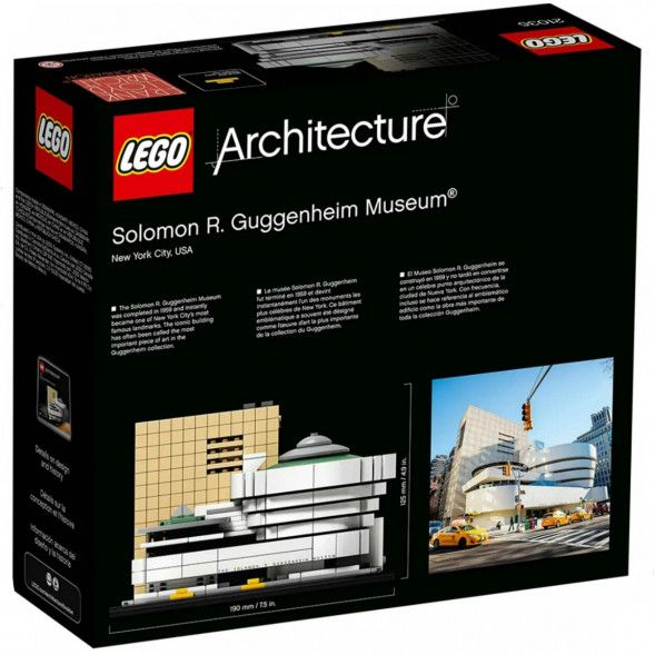 Конструктор LEGO Architecture 21035 Музей Соломона Гуггенхайма в Туле