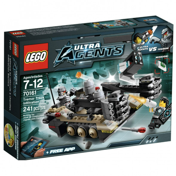 Конструктор LEGO Ultra Agents 70161 Проникновение гусеничного танка Тремора в Туле