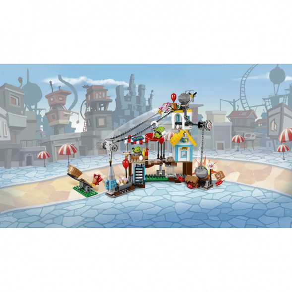 Конструктор LEGO Angry Birds 75824 Разгром Свинограда в Туле