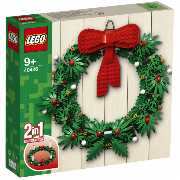 Конструктор LEGO 40426 Сувенирный набор «Рождественский венок» 2 в 1 в Туле
