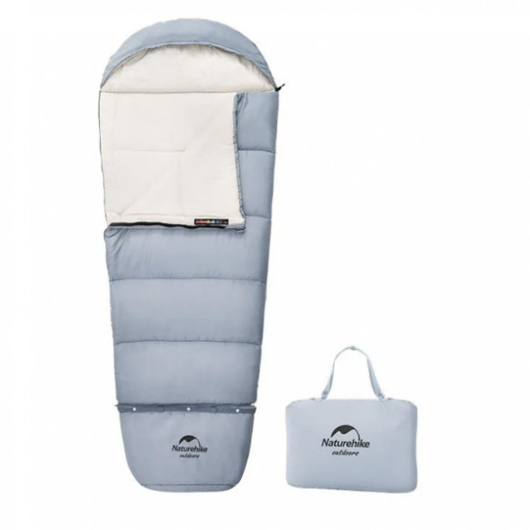 Спальный мешок Naturehike C180 (190x75см), голубой в Туле