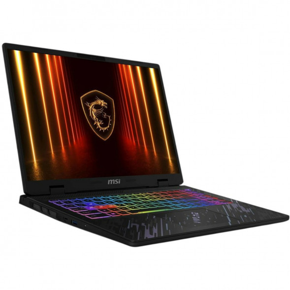 Ноутбук игровой MSI Pulse A16 AI+ C3HWGKG-030XRU (16&amp;quot;, IPS, AMD Ryzen AI 7 350 2ГГц, 8 ядер, 32ГБ DDR5, 1ТБ SSD, NVIDIA GeForce RTX 5070, TGP 115Вт, FreeDOS) черный в Туле