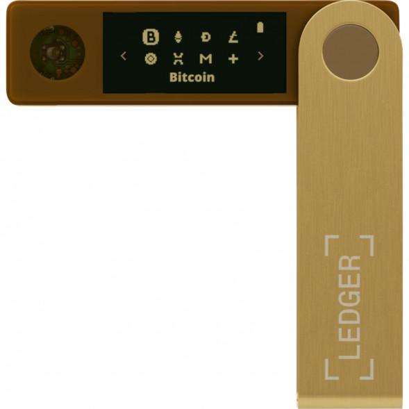 Аппаратный криптокошелек Ledger Nano X, Gold в Туле