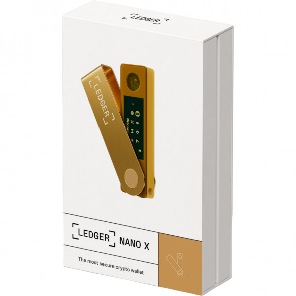 Аппаратный криптокошелек Ledger Nano X, Gold в Туле