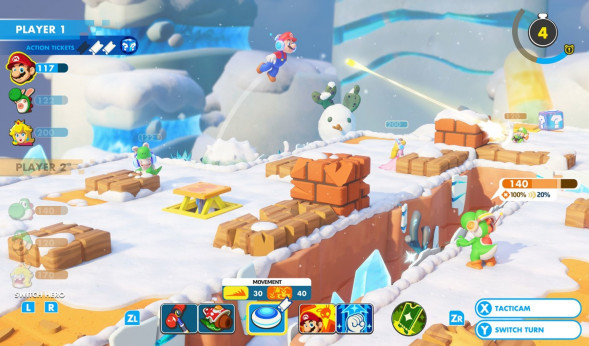 Игра Mario + Rabbids Kingdom Battle [Nintendo Switch, английский язык] в Туле