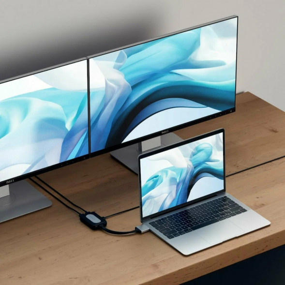 Адаптер Satechi USB-C Dual 4K HDMI Adapter (2xHDMI, USB Type-C) в Туле