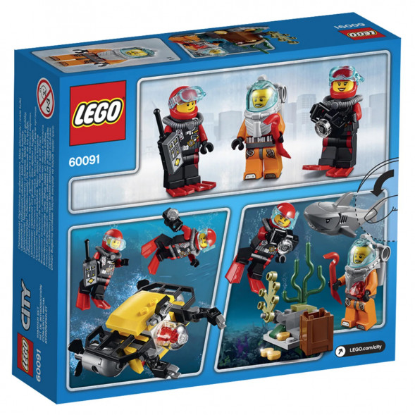 Конструктор LEGO City Deep Sea Explorers 60091 Исследование морских глубин в Туле