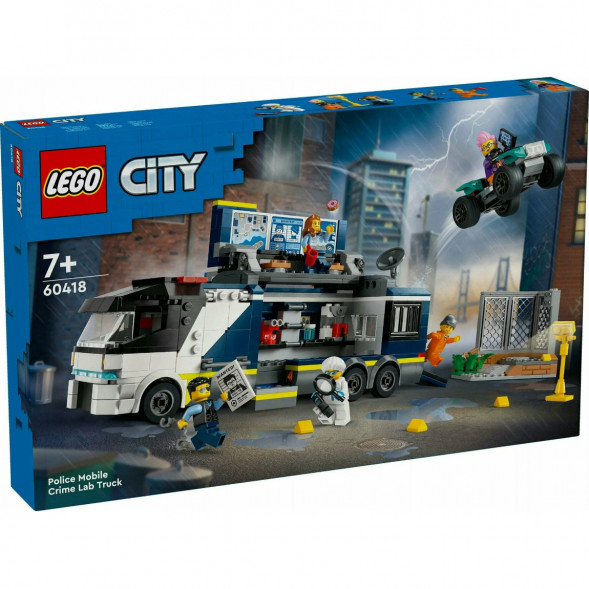Конструктор LEGO City 60418 Полицейский грузовик криминалистической лаборатории в Туле