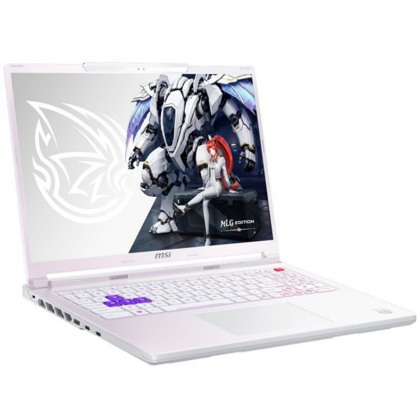 Ноутбук MSI Crosshair A16 HX MLG Edition E8WGXK-089XRUY (16&amp;quot;, IPS, AMD Ryzen 9 8940HX 2.4ГГц, 16 ядер, 16ГБ DDR5, 1ТБ SSD, NVIDIA GeForce RTX 5070 - 12 ГБ, без ОС), белый в Туле