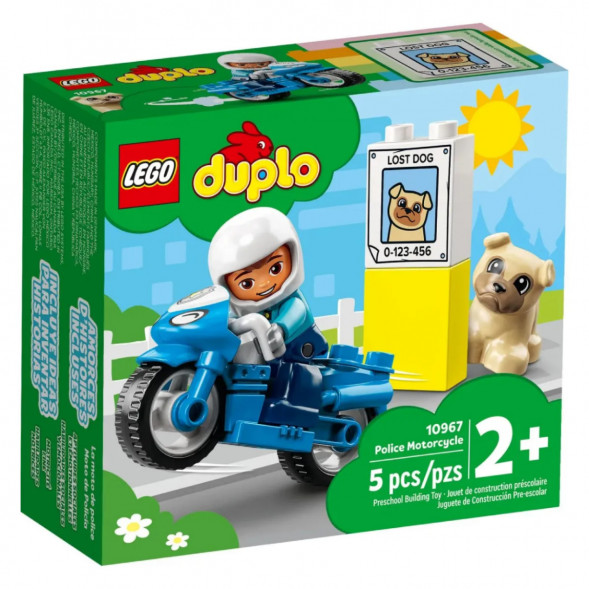 Конструктор LEGO DUPLO 10967 Полицейский мотоцикл в Туле