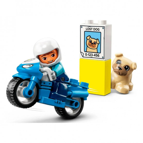 Конструктор LEGO DUPLO 10967 Полицейский мотоцикл в Туле