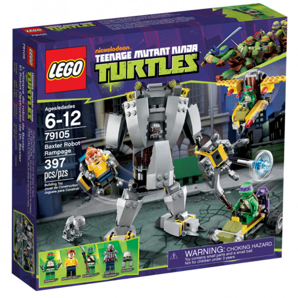 Конструктор LEGO Teenage Mutant Ninja Turtle 79105 Нападение робота Бакстера в Туле
