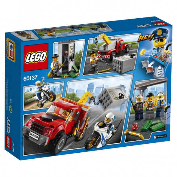 Конструктор LEGO City Police 60137 Побег на буксировщике в Туле