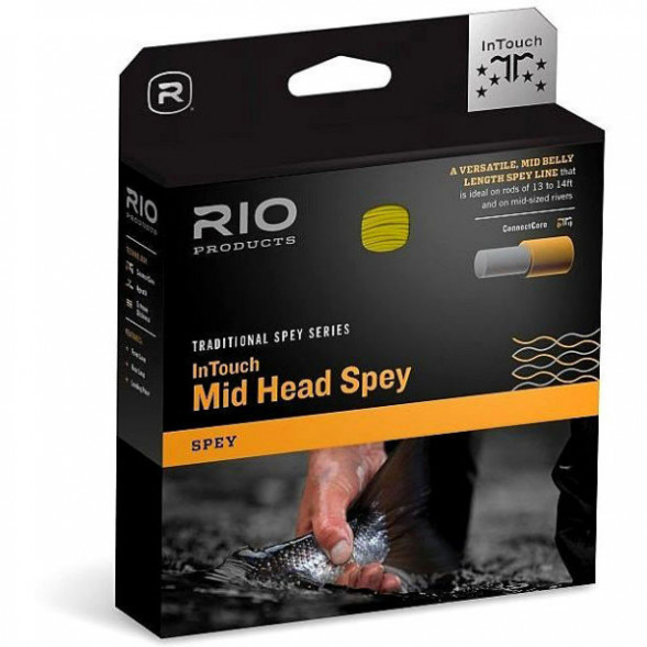 Леска RIO InTouch Mid Head Spey 10/11F 785gr, Green/Orange/Straw в Туле