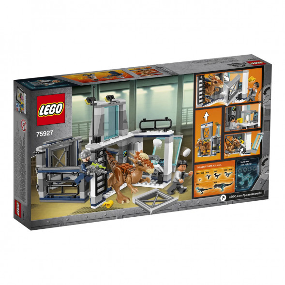 Конструктор LEGO Jurassic World 75927 Побег стигимолоха из лаборатории в Туле