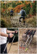 Треккинговая палка Naturehike 135 см, 1 шт., белый/красный в Туле