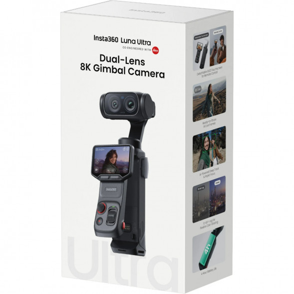 Экшн-камера Insta360 Luna Ultra Standard Combo, Cosmic Black в Туле