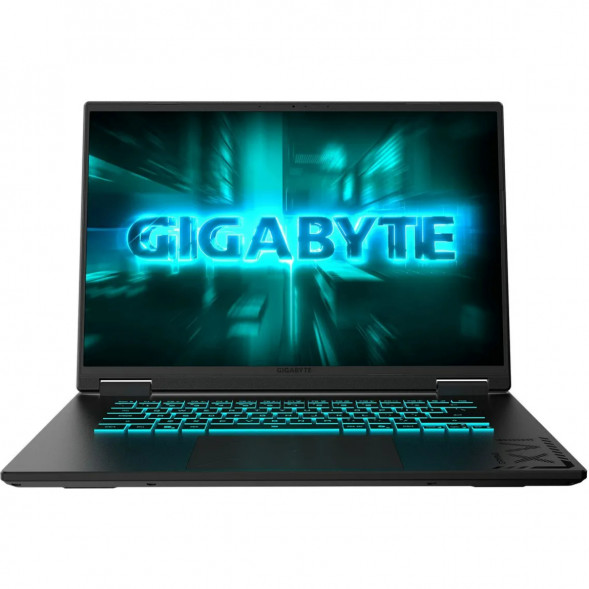 Ноутбук Gigabyte Gaming A16 GA63H (3WHK3EE894SD) (16&amp;quot;, IPS, AMD Ryzen 7 260 3.8ГГц, 8 ядер, 16ГБ DDR5, 1ТБ SSD, NVIDIA GeForce RTX 5070 - 8 ГБ, FreeDOS), черный в Туле