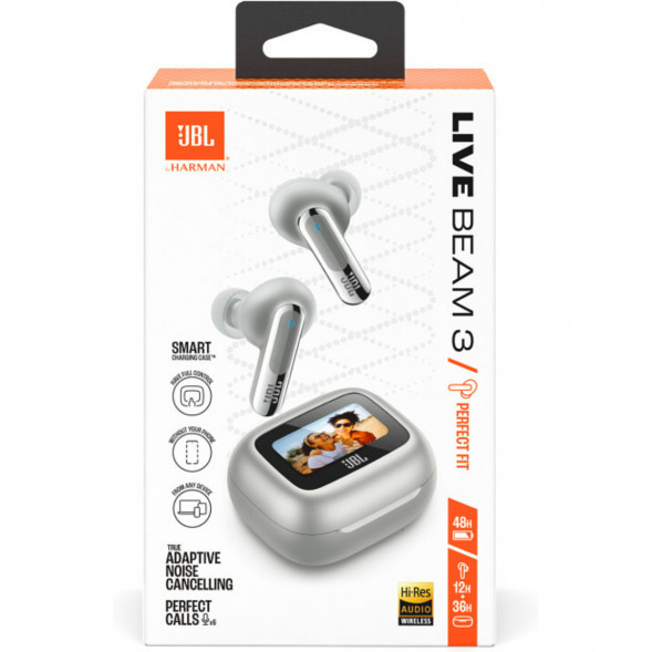 Беспроводные наушники JBL Live Beam 3, Silver в Туле