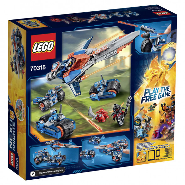Конструктор LEGO Nexo Knights 70315 Устрашающий разрушитель Клэя в Туле