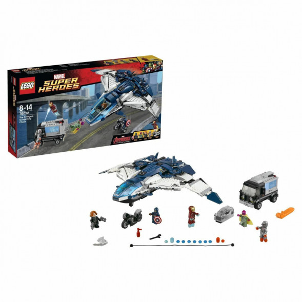 Конструктор LEGO Super Heroes 76032 Погоня на Квинджете Мстителей в Туле