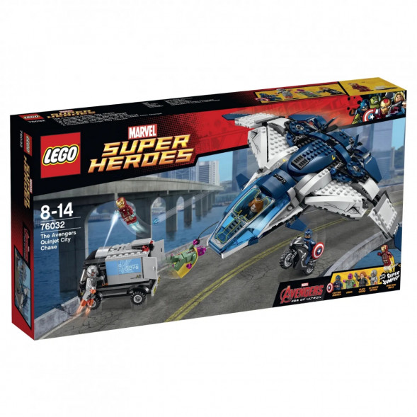 Конструктор LEGO Super Heroes 76032 Погоня на Квинджете Мстителей в Туле