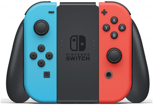 Игровая приставка Nintendo Switch rev.2 32 ГБ, красный/синий в Туле