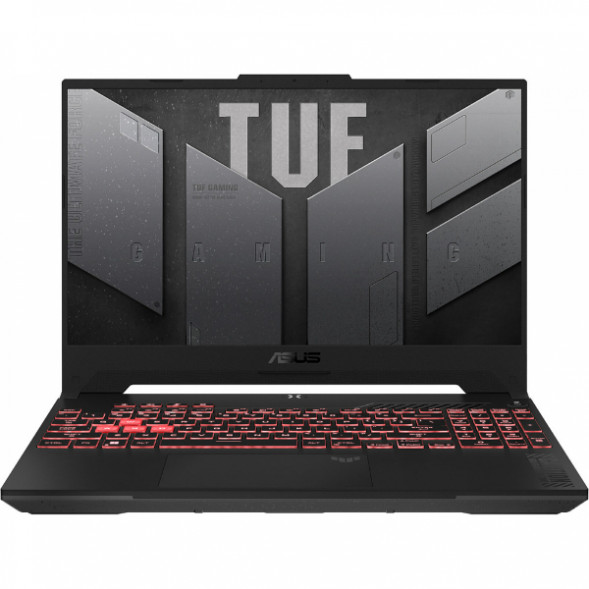 Ноутбук ASUS TUF Gaming 15 FA507NV-LP160 AMD Ryzen 5 7535HS, RAM 16 ГБ, SSD 512 ГБ, NVIDIA GeForce RTX 4060 для ноутбуков (8 Гб), Без системы, (90NR0E85-M00DT0), серый в Туле