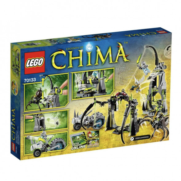 Конструктор LEGO Legends Of Chima 70133 Пещера Спинлина в Туле