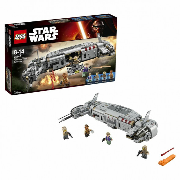 Конструктор LEGO Star Wars 75140 Военный транспорт Сопротивления в Туле