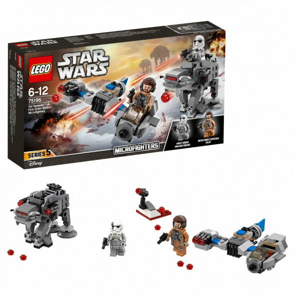 Конструктор LEGO Star Wars 75195 Бой пехотинцев Первого Ордена против спидера на лыжах в Туле