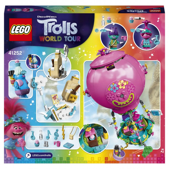 Конструктор LEGO Trolls 41252 Путешествие Розочки на воздушном шаре в Туле