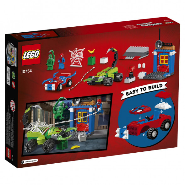 Конструктор LEGO Juniors 10754 Решающий бой Человека-паука против Скорпиона в Туле