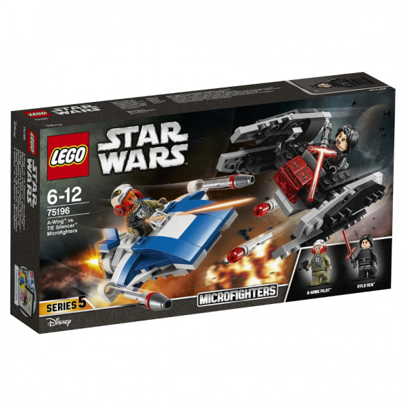 Конструктор LEGO Star Wars 75196 Истребитель типа A против бесшумного истребителя СИД в Туле