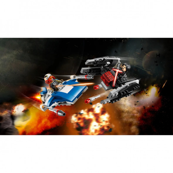 Конструктор LEGO Star Wars 75196 Истребитель типа A против бесшумного истребителя СИД в Туле