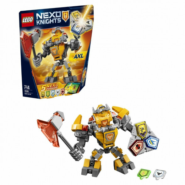 Конструктор LEGO Nexo Knights 70365 Боевые доспехи Акселя в Туле