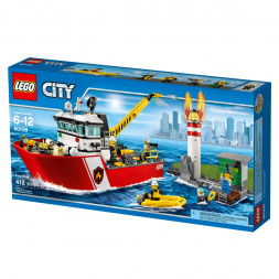 Конструктор LEGO City 60109 Пожарный катер