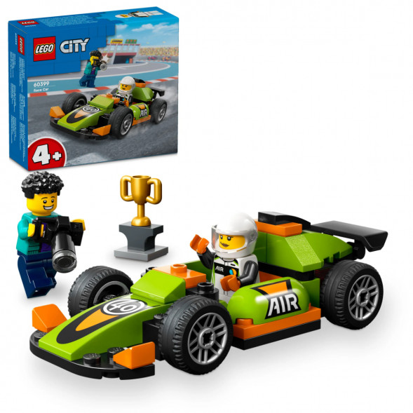 Конструктор LEGO City 60399 Зеленый Гоночный автомобиль в Туле