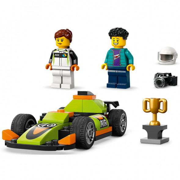 Конструктор LEGO City 60399 Зеленый Гоночный автомобиль в Туле