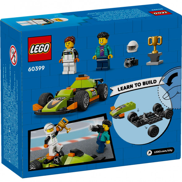 Конструктор LEGO City 60399 Зеленый Гоночный автомобиль в Туле