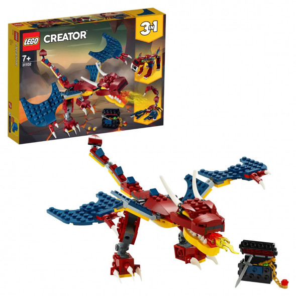 Конструктор LEGO Creator 31102 Огненный дракон в Туле