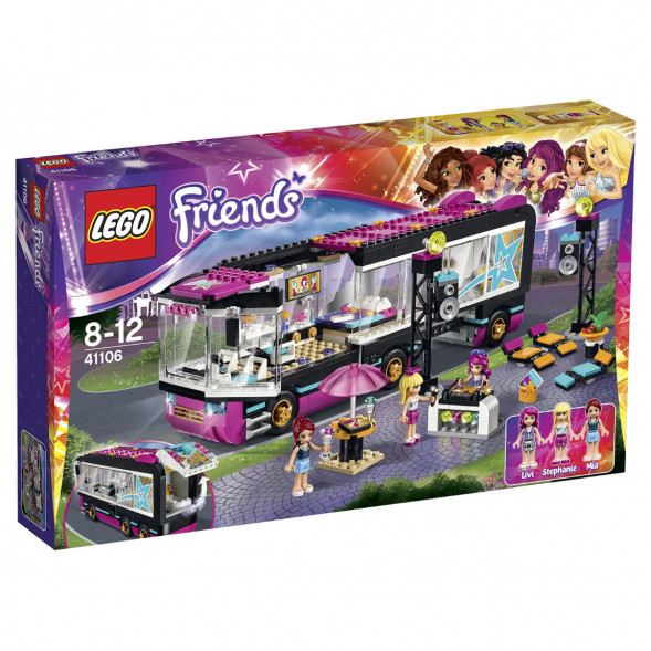 Конструктор LEGO Friends 41106 Поп звезда: гастроли в Туле