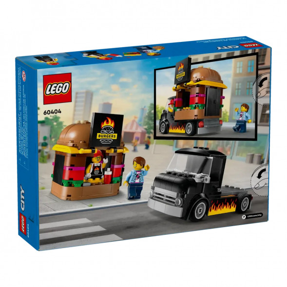 Конструктор LEGO City 60404 Бургерная на колесах в Туле