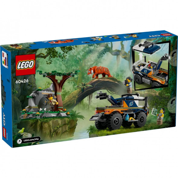 Конструктор LEGO City 60426 Внедорожный грузовик Исследователь джунглей в Туле