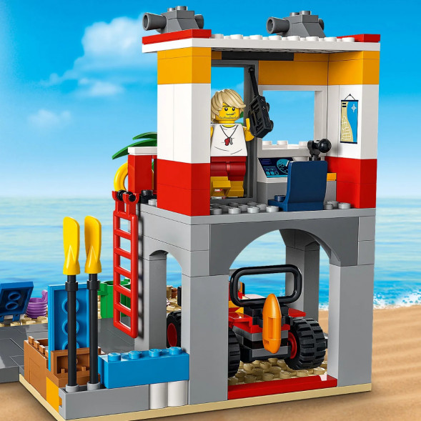 Конструктор LEGO City 60328 Пост спасателей на пляже в Туле