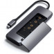Док-станция Satechi USB-C Hybrid Multiport Adapter (with SSD Enclosure M.2 SATA, 2xUSB 3.1, USB Type-C, HDMI), Серый ST-UCHSEM в Туле